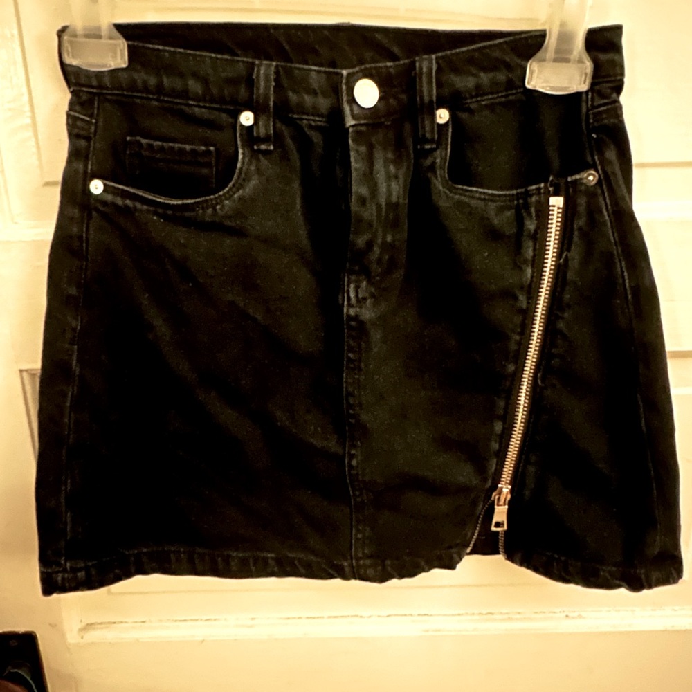 BlankNYC denim mini skirt fits true to size